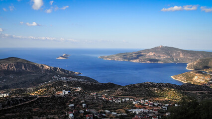 The view of the Turquoise Coast in Turkey