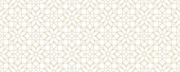 幾何学 抽象 花 葉 レトロ ライン パターン 背景