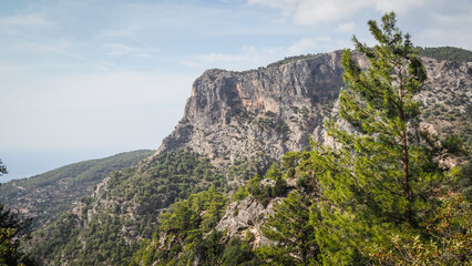 The panorama of Taurus Mountains in Turkey