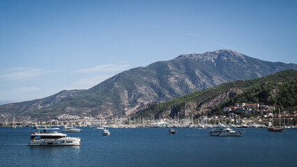 Fototapeta premium The view of Fethiye in Turkey