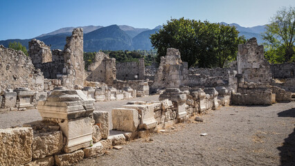 The ruins of Tlos in Turkey