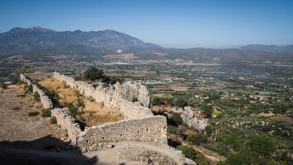 The ruins of Tlos in Turkey