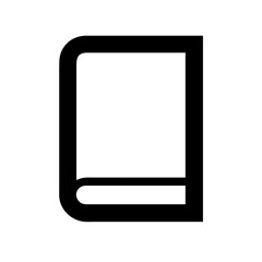 book icon on white background  .svg