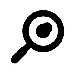 frying pan with egg icon on white background  .svg