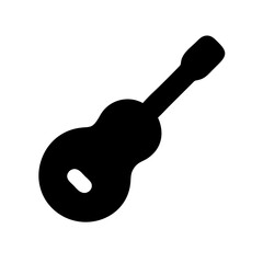 guitar icon on white background  .svg