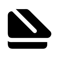 sandwich icon on white background  .svg