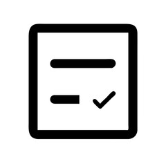 ticklist icon on white background.svg