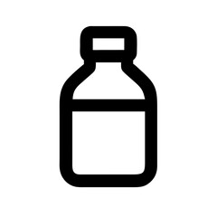 water bottle icon on white background  .svg