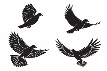 Obraz premium eagle vector set