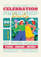 Friendship Celebration Flyer
