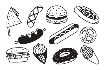 fast food icons