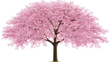 Obraz premium Full Bloom Pink Cherry Blossom Tree Spring Nature