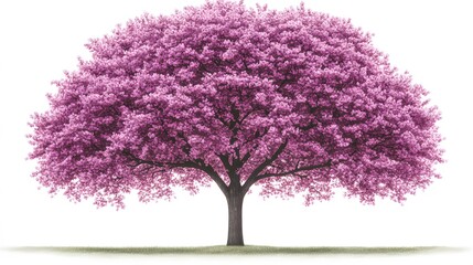 Majestic Pink Blossom Tree Spring Nature