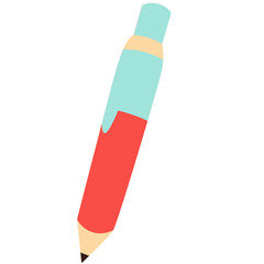 Blue pen with a minimalist design for creative writing and professional use in the office or classroom.

