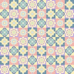 seamless background with flowers