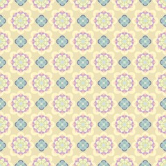 seamless pattern with flowers