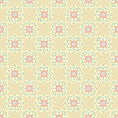 seamless pattern with flowers