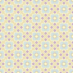 seamless pattern with flowers