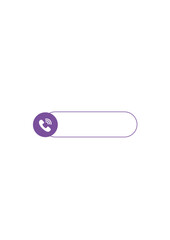 "Phone number text frame &ndash; contact info template"