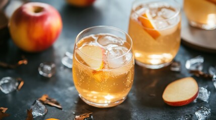 Refreshing Apple Drink