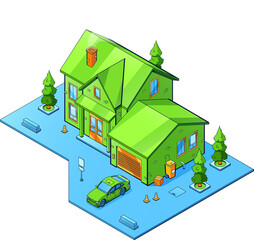 Isometric Cottage