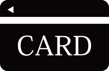 キャッシュカードのアイコン　モノトーン