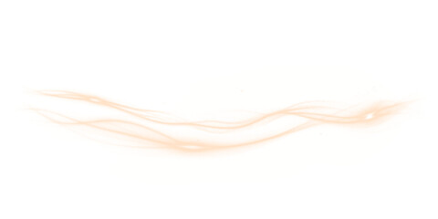 Orange, light, gold, wave, and illustration blend in a smooth PNG. This silky light texture forms a transparent PNG Overlay, ideal for summer banners, landing pages, or elegant abstract design.