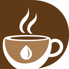 Vector D coffee logo