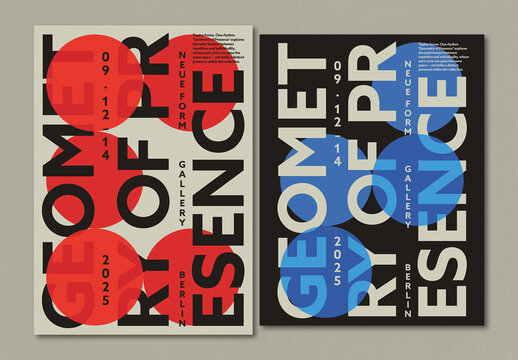 Modern Exhibition Flyer Template