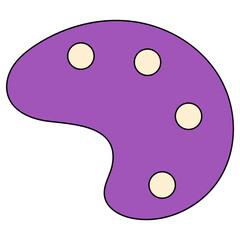 Fototapeta premium Cute Stationery Sticker