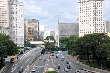 Obraz premium 23 de maio avenue- São Paulo 