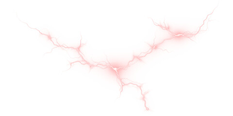 Lightning, red, storm, power, and bolt collide in this intense PNG. Glowing electric strike emits vibrant neon energy, creating a transparent PNG Overlay for futuristic weather or dramatic graphic art