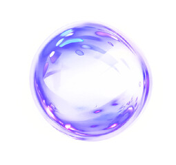 Abstract, background, light, purple, and lilac blend in a soft PNG sphere. This elegant round shape with gradient texture forms a transparent PNG Overlay, ideal for modern or minimal digital art