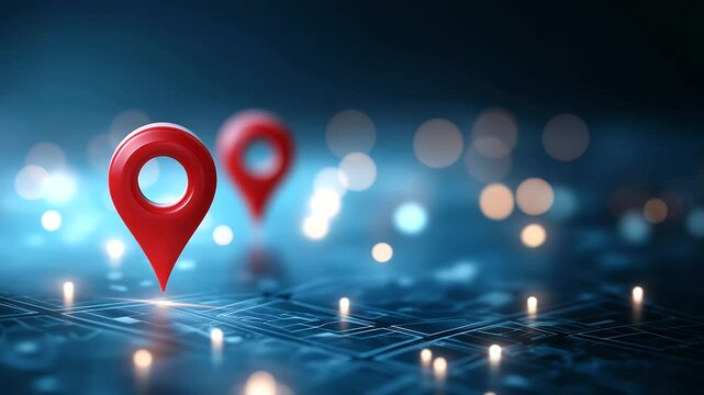 Dynamic urban map highlighting key tourist attractions with interactive navigation pins.
