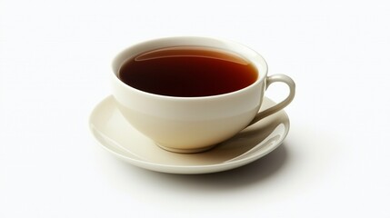 Creamy, rich tea in a delicate cup