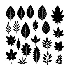 Silhouette design handraw simple design isolated on white backgroun