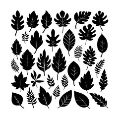 Silhouette design handraw simple design isolated on white backgroun