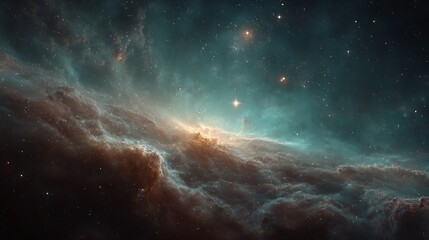 Abstract nebula space cloud