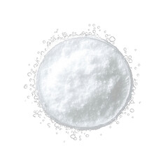 Effervescent Tablet Dissolving in Water, Close-up Macro Shot