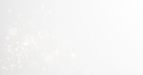 Fototapeta premium Sparkle, glistering, confetti, transparent, and gold particles float in a festive PNG. This vibrant shimmer with motion and twinkle forms a transparent PNG Overlay for abstract celebration or design.