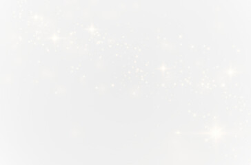 Sparkle, glistering, confetti, transparent, and gold particles float in a festive PNG. This vibrant shimmer with motion and twinkle forms a transparent PNG Overlay for abstract celebration or design.