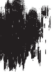 Dramatic Black Ink Blot Texture Grunge Abstract Art Background for Design Projects