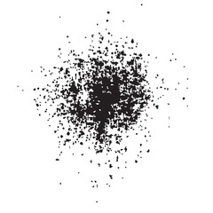 Abstract Black and White Particle Burst Texture for Design Projects