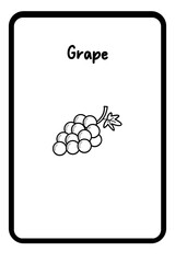 interesting grape pictures for drawing learners