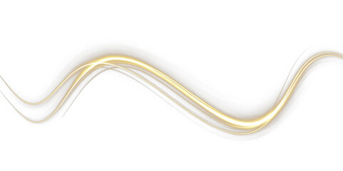 Glistering, light, twirl, wave, and magic create a radiant gold swirl in this PNG. A shiny curve flows with sparkle and flare, forming a transparent fantasy Overlay for elegant designs.