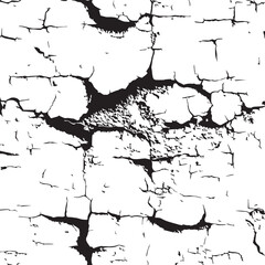 Cracked Texture Grunge Background Design Element