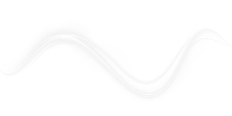 White curve wave elements create an isolated flowing motion in this transparent PNG. Soft, elegant Overlay with misty swirls—perfect for abstract, mysterious, and artistic PNG designs.