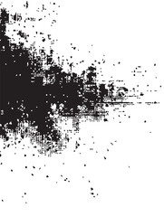 Monochromatic Ink Blot Texture Abstract Grunge Background