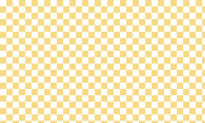 Soft yellow and white checkered seamless pattern with a light, cheerful vibe. Ideal for backgrounds, wrapping paper, textiles, digital art, and creative design projects needing a warm geometric look.