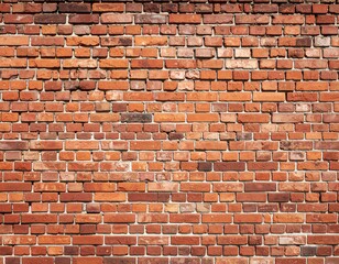 Naklejka premium Old brick wall with worn edges